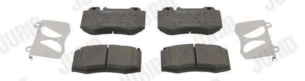 Передні тормозні колодки 573092JC Jurid/Bendix