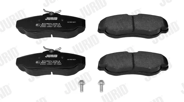 Передні тормозні колодки 571937J Jurid/Bendix