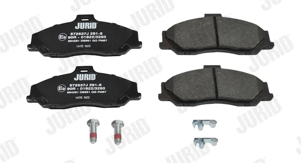 Передні тормозні колодки 572537J Jurid/Bendix