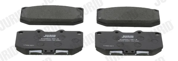 Передні тормозні колодки 572252J Jurid/Bendix