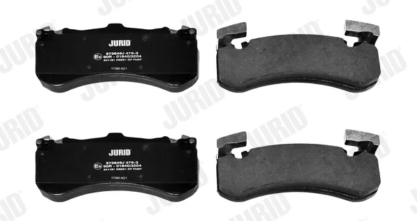 Передні тормозні колодки 573649J Jurid/Bendix