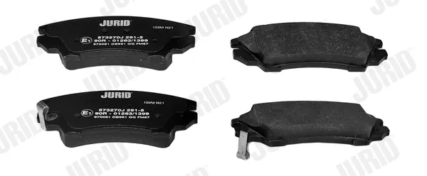 Передні тормозні колодки 573270J Jurid/Bendix