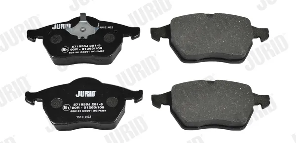 Передні тормозні колодки 571935J Jurid/Bendix