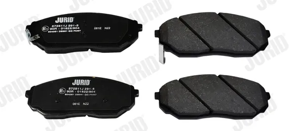 Передні тормозні колодки 572511J Jurid/Bendix