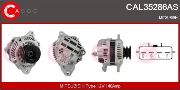 Генератор CAL35286AS Casco