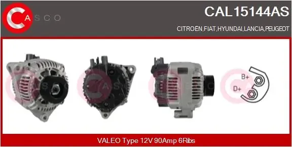Генератор CAL15144AS Casco