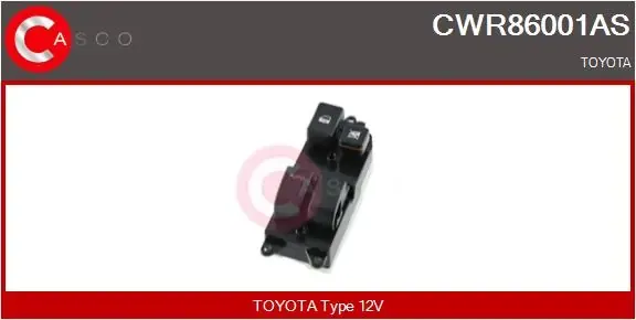 Кнопковий блок керування склопідіймачами передній лівий CWR86001AS Casco