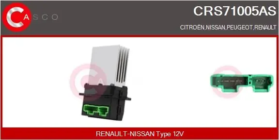 Резистор пічки CRS71005AS Casco