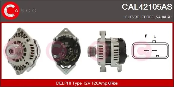 Генератор CAL42105AS Casco