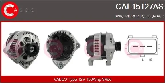 Генератор CAL15127AS Casco