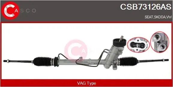 Рульова рейка CSB73126AS Casco