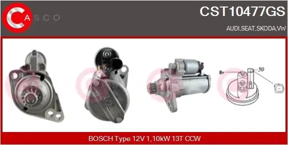 Стартер CST10477GS Casco