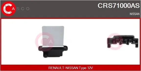 Резистор пічки CRS71000AS Casco
