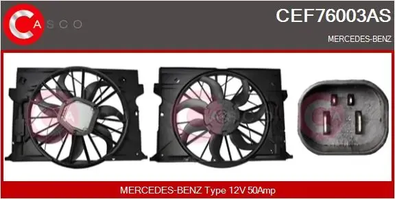 Вентилятор охолодження радіатора Mercedes CLS C219