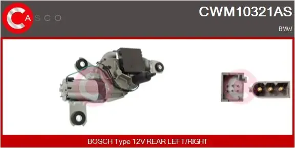 Моторчик заднього склоочисника CWM10321AS Casco