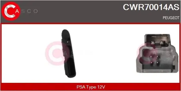 Кнопковий блок керування склопідіймачами передній правий CWR70014AS Casco