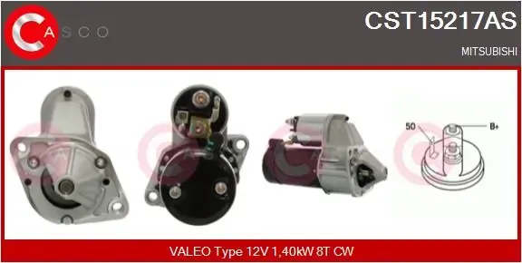 Стартер CST15217AS Casco