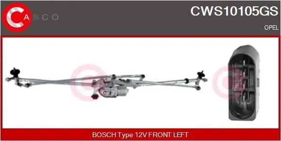 Трапеція двірників CWS10105GS Casco