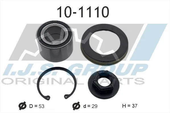 Підшипник задньої ступиці 101110 IJS Group