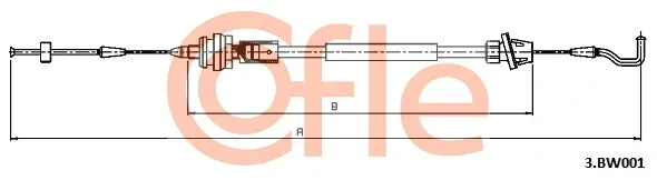 Трос газу BMW 7 E32