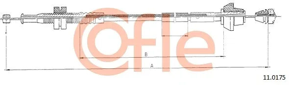 Трос газу 110175 Cofle