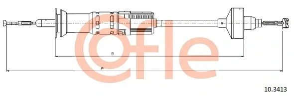 Трос зчеплення 103413 Cofle