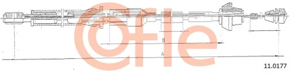  Трос газу Ford Orion 2