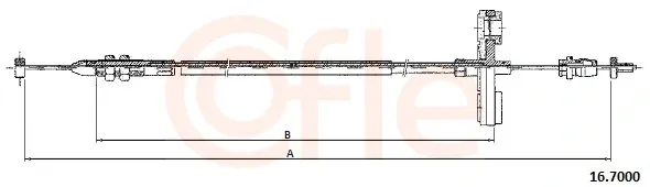 Трос газу 520301 Adriauto