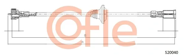 Трос спідометра Opel Omega A
