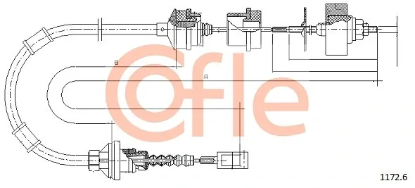 Трос зчеплення 11726 Cofle