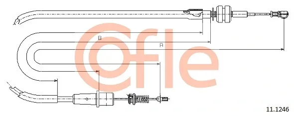 Трос газу 111246 Cofle