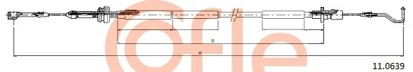 Трос газу 110639 Cofle