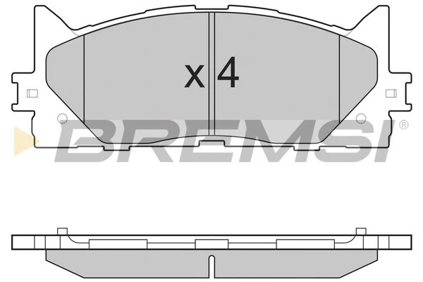 Передні тормозні колодки BP3253 Bremsi