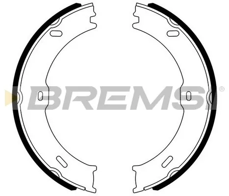 Колодки ручника GF0315 Bremsi