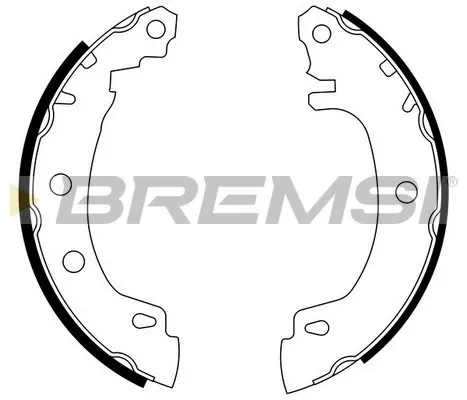 Колодки гальмові задні, барабанні GF0405 Bremsi