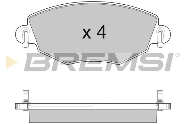 Передні тормозні колодки BP2926 Bremsi