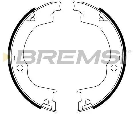 Колодки ручника GF0360 Bremsi