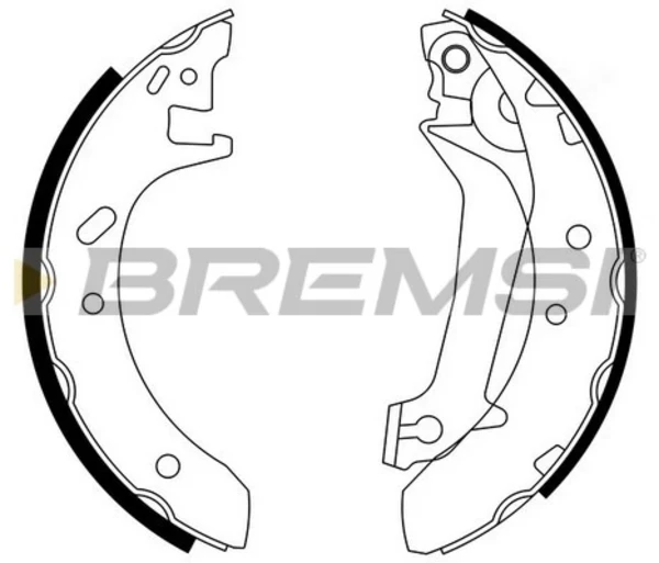 Колодки гальмові задні, барабанні GF0229 Bremsi