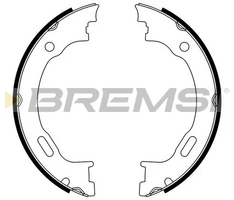 Колодки ручника GF0310 Bremsi
