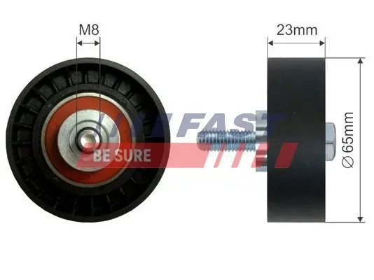 Ролик приводного ременя, паразитний FT44544 Fast