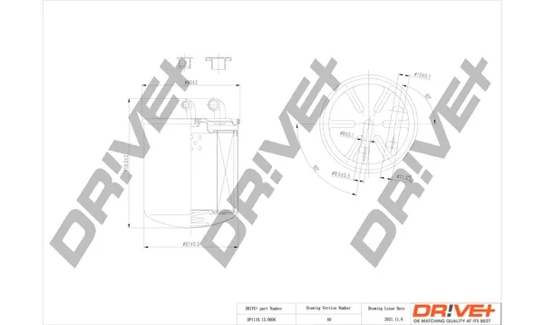 Паливний фільтр DP1110130056 Dr!ve+