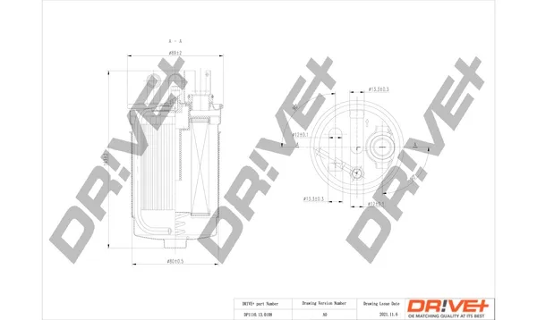 Паливний фільтр DP1110130108 Dr!ve+