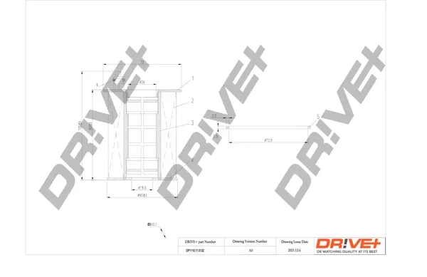 Масляний фільтр DP1110110132 Dr!ve+