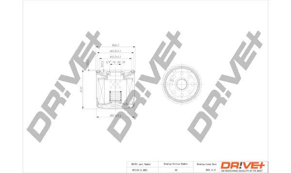 Масляний фільтр DP1110110021 Dr!ve+