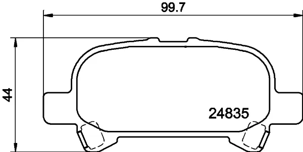 Купити Задні гальмівні колодки Toyota Avalon  GSX30