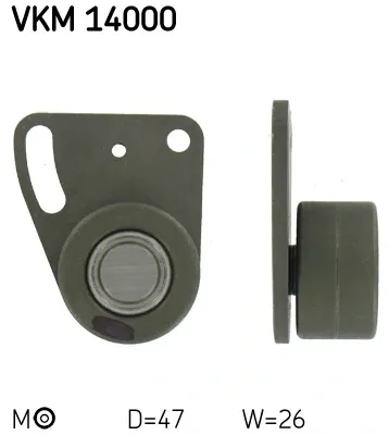 Ролик натягувача ременя ГРМ VKM14000 SKF