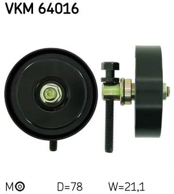 Натяжний ролик VKM64016 SKF