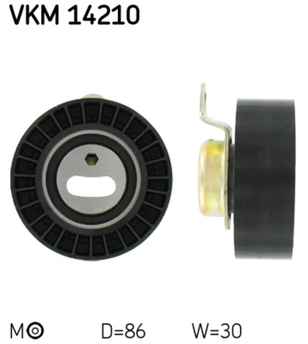 Ролик натягувача ременя ГРМ VKM14210 SKF