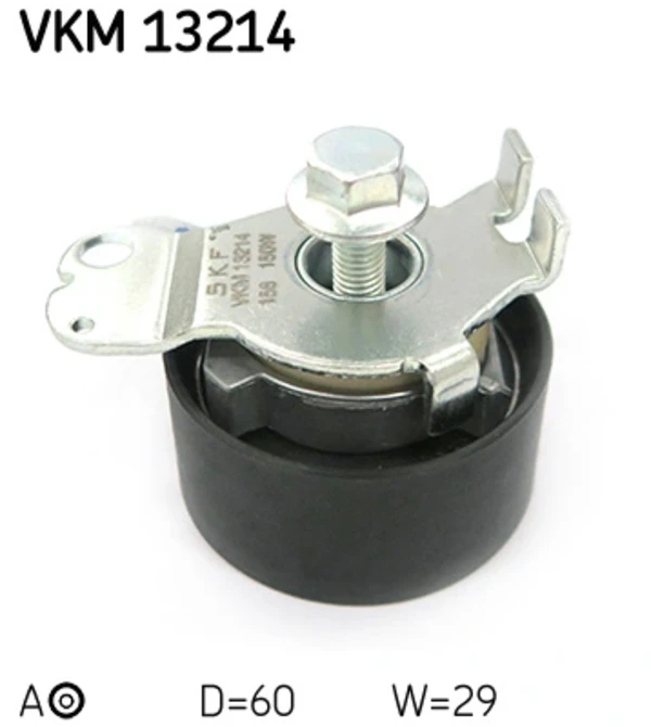 Ролик натягувача ременя ГРМ VKM13214 SKF