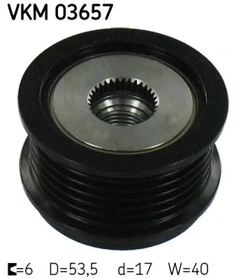 Шків генератора VKM03657 SKF